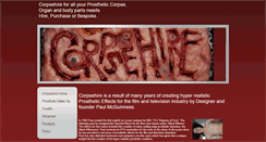 Desktop Screenshot of corpsehire.com